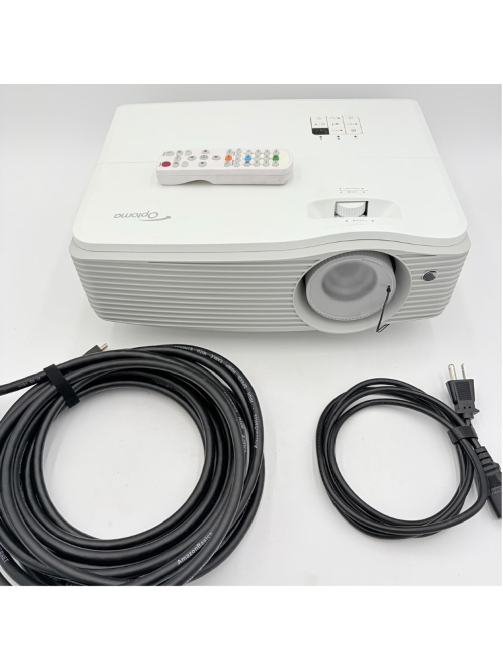 Optoma EH512 DLP Projector 1080p 5000 Lumens HDMI MHL Remote Cables